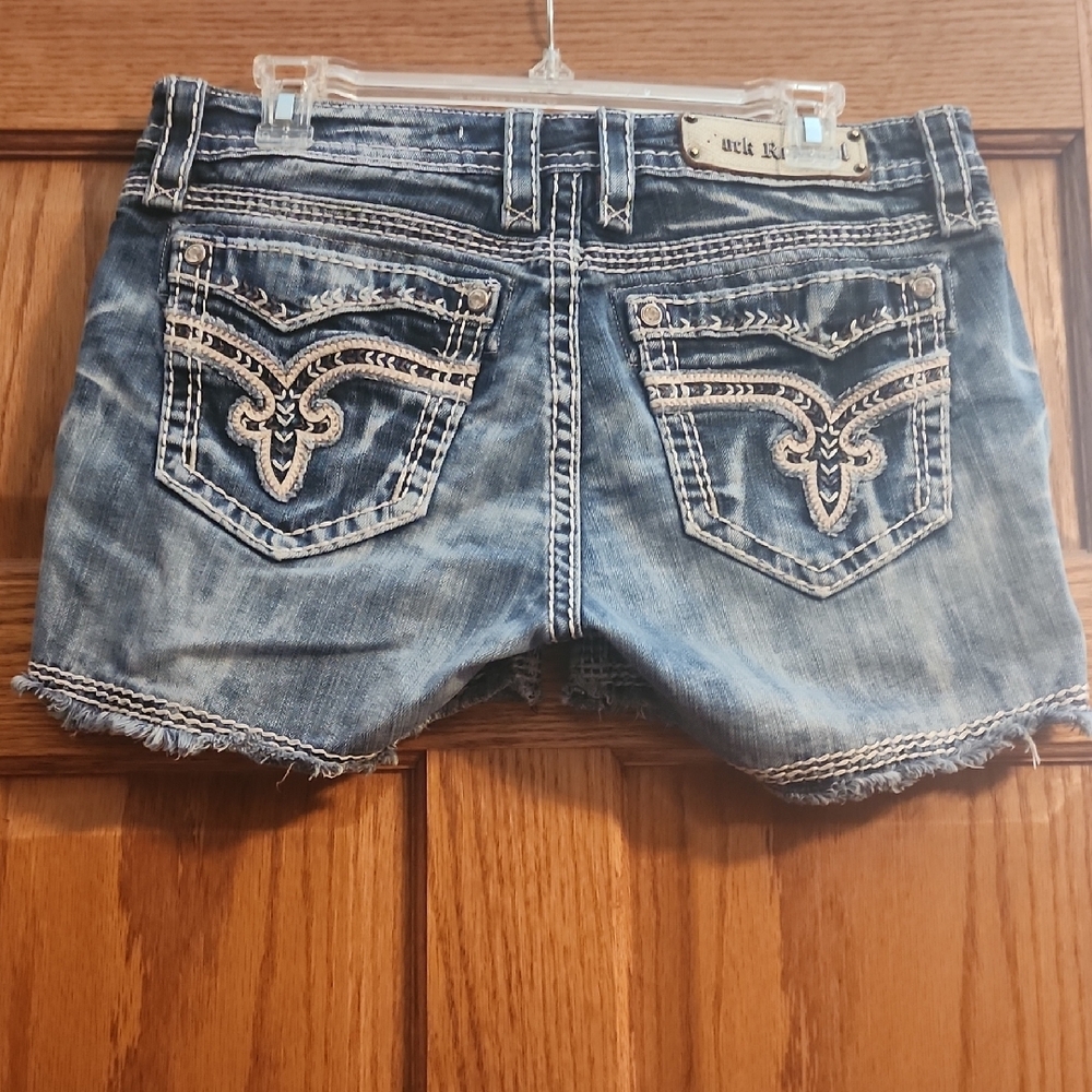 Rock Revival Blue Denim Women's Shorts
